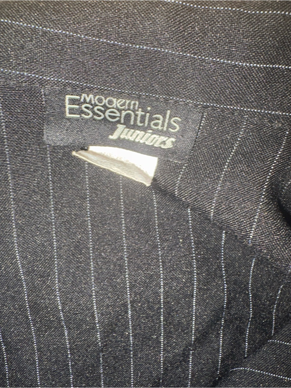 Vintage Classic Black Pinstripe Junior Suit Jacket & Pants - Picture 2 of 6
